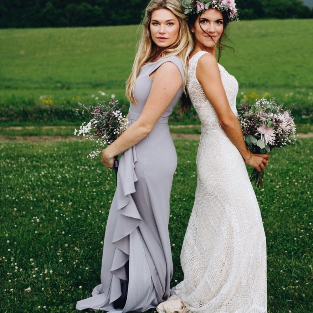 Dusty purple Lulus dress